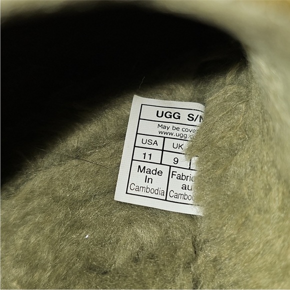 UGG W Tasman BTOL Women’s Sz 11 Moss Green - Picture 11 of 12